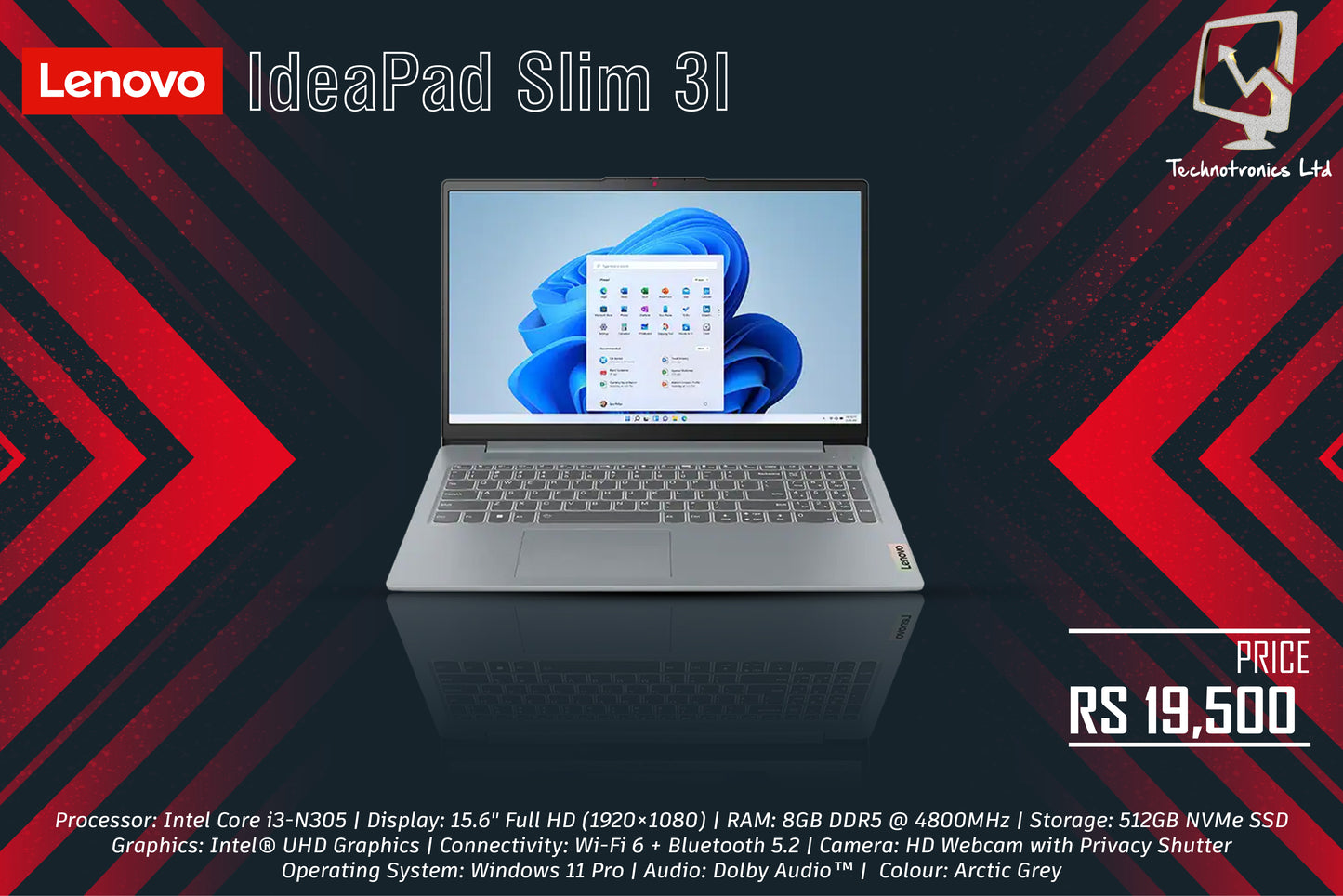 New Lenovo IdeaPad Slim 3I Core i3