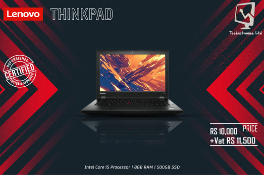 Lenovo Thinkpad | Intel Core i5 Processor | 8GB RAM | 500GB SSD
