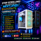 Gamemax F45 Gaming Tower|Ryzen 5 7500F|16GB DDR5 RAM| 500GB NVMe | RTX 5060 Triple fans Epic Edition