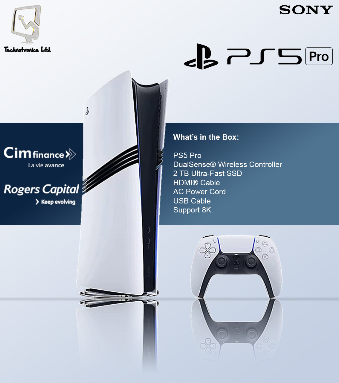 SONY PLAYSTATION 5 PRO 2TB - Gaming Console