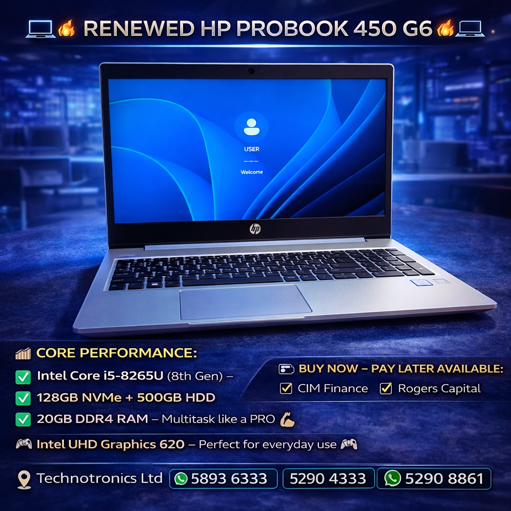 RENEWED HP PROBOOK 450 G6
