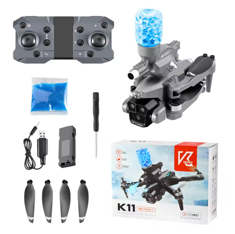 Mini Drone K11 Max with Water Bomb Gun