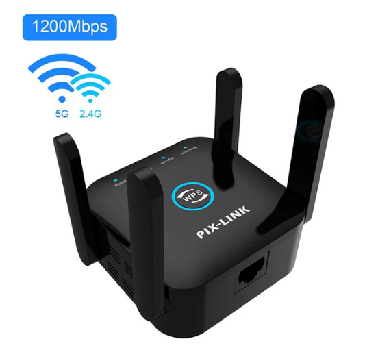 PIXLINK LV-AC24 Wireless 5G 2.4GHz WiFi Repeater