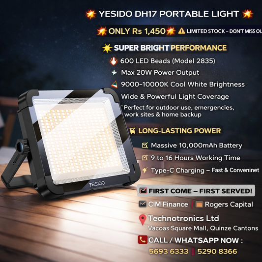 YESIDO DH17 PORTABLE LIGHT
