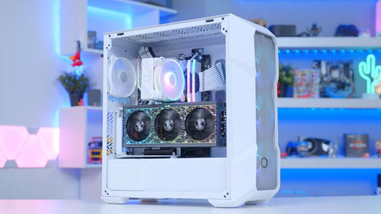 Coolermaster TD500 MESH V2 White-Core i5 12600kf, 32 GB ram DDR5, 500 GB Nvme+500Gb HDD, RTX 3050, 1050 Watt PSU White