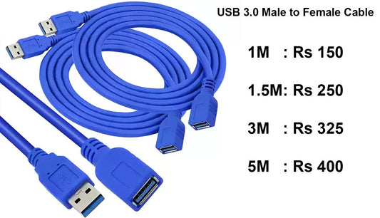 USB 3.0 Male to Female Cable