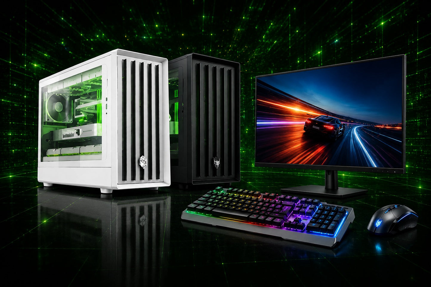 Gamemax Claw Gaming Set | RYZEN 7 8700F | RAM 16GB DDR5 | 500GB WD NVMe | RX 9060 XT 16GB
