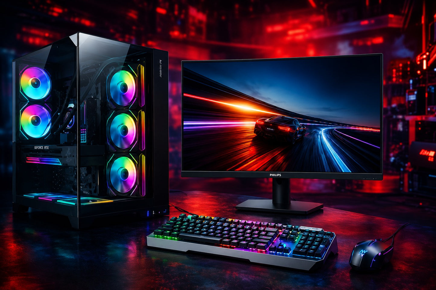 Gamemax Infinity Plus Set | Core i5 13th gen | 16GB RAM DDR5 | Storage: 500GB NVMe Gen 4 SSD| RTX 5060TI