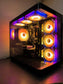 Cooler Master Elite 600 Gaming Tower | Processor: AMD Ryzen 7 8700F | RAM: 16GB DDR5 | Storage: 500GB NVMe SSD | Graphics Card: PNY RTX 5060 Ti