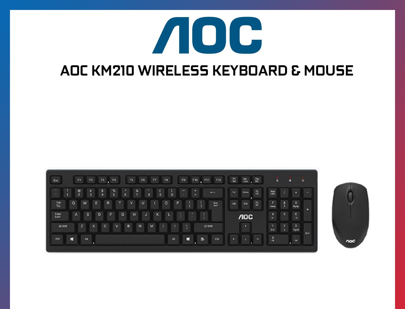 AOC Wireless Keyboard and Mouse