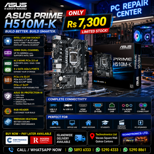 ASUS PRIME H510M-K MOTHERBOARD