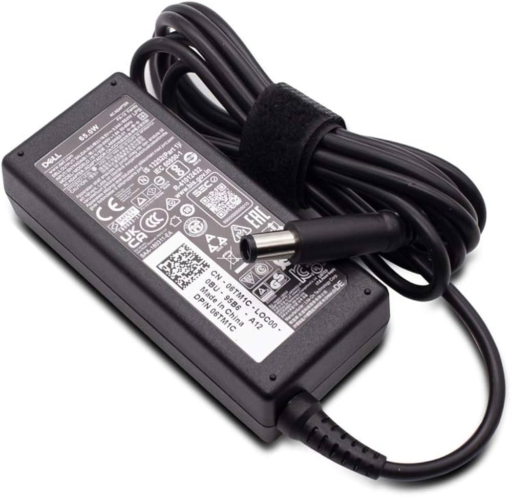 Dell 65w 5.0mm Laptop Charger