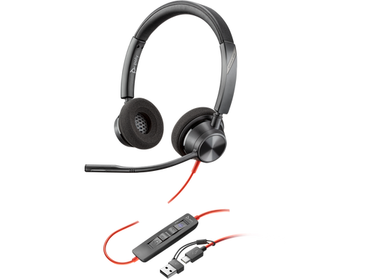 Poly Blackwire 3320 Stereo USB/ Type C Headset