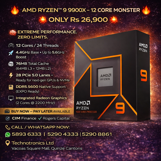 AMD RYZEN™ 9 9900X – 12 CORE Processor 🔥🔥 💥 ONLY Rs 26,900
