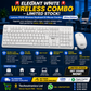 Lenovo PG10 Wireless Keyboard &Mouse Combo (White Edition)