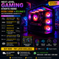 Cooler Master Elite 600 Gaming Tower | Processor: AMD Ryzen 7 8700F | RAM: 16GB DDR5 | Storage: 500GB NVMe SSD | Graphics Card: PNY RTX 5060 Ti