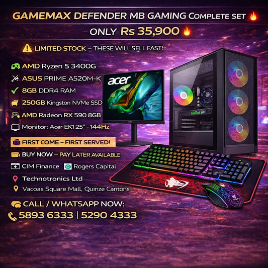 GAMEMAX DEFENDER MB COMPLETE GAMING SET