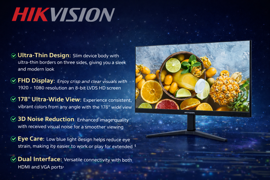 HIKVISION 24 inch FHD VA Monitor DS-D5024FN10