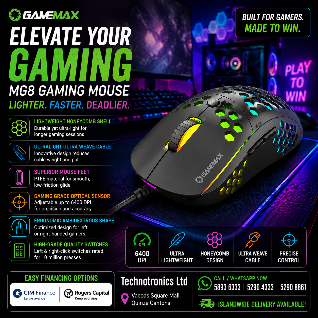 Gamemax  MG8 Gaming Mouse