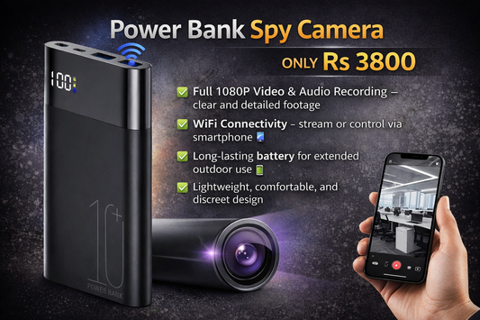 POWER BANK WIFI  SPY CAMERA 10000 MAH