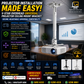 V-STAR OVERHEAD UNIVERSAL PROJECTOR CEILING MOUNT BRACKET