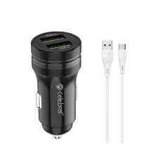Car Charger And Cable CELEBRAT CC08 Type-C- Vehicle