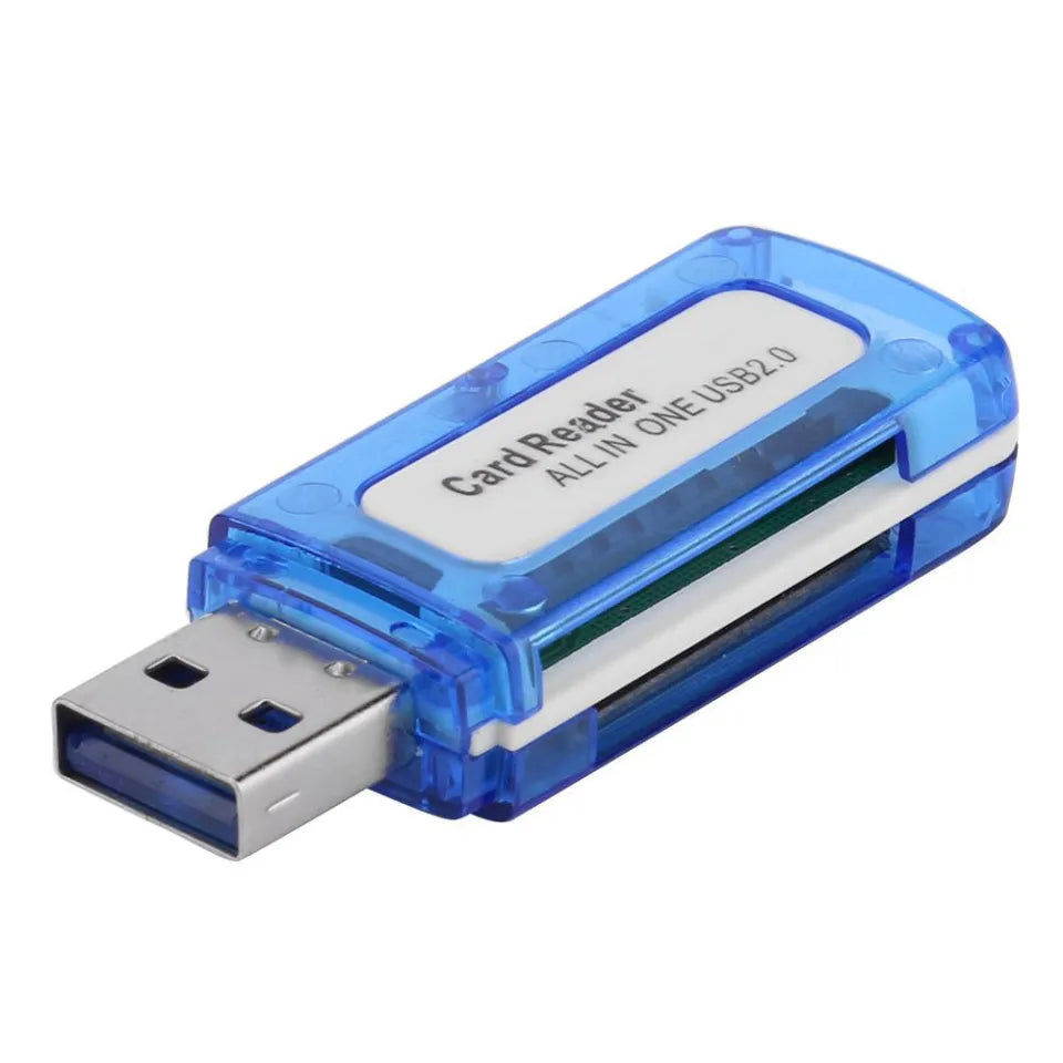 Portable 4 in 1 Memory Card Reader – Technotronics Ltd