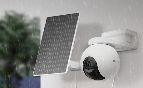 Ezviz Camera EB8 Pro 4G 4K + Solar Panel 8W  4G & Wi-Fi Smart Home Battery Camera Kit