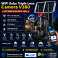 V380 Triple View Solar WiFi Camera
