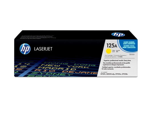 HP TONER CARTRIDGE YELLOW 125A/ CB542A