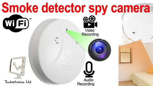 1080P HD Smoke Detector Hidden Spy Camera