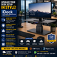 iDock Adjustable Monitor Riser with USB HUB(MA)