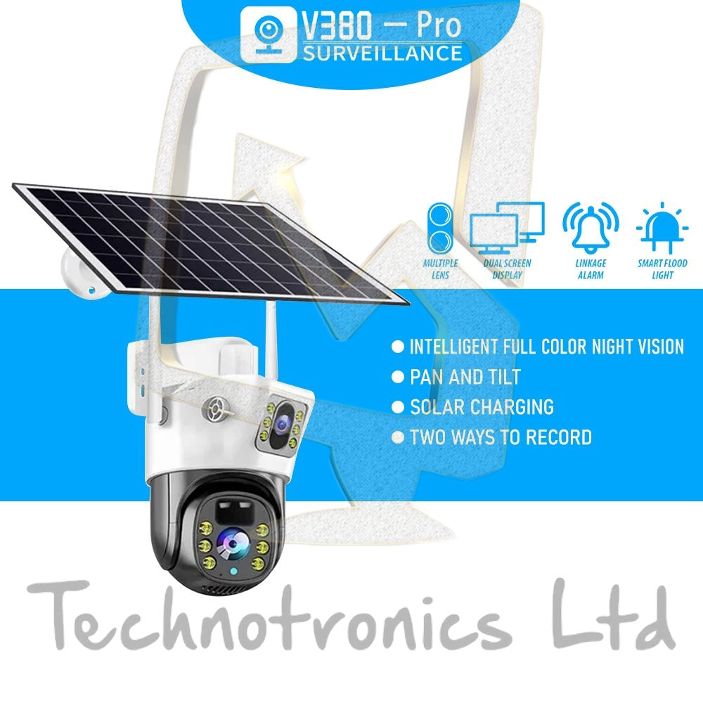 Solar Wifi  Camera Dual Lense