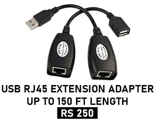 CONVERTOR USB RJ45 EXTENSION ADAPTER UP TO 150 FT LENGTH