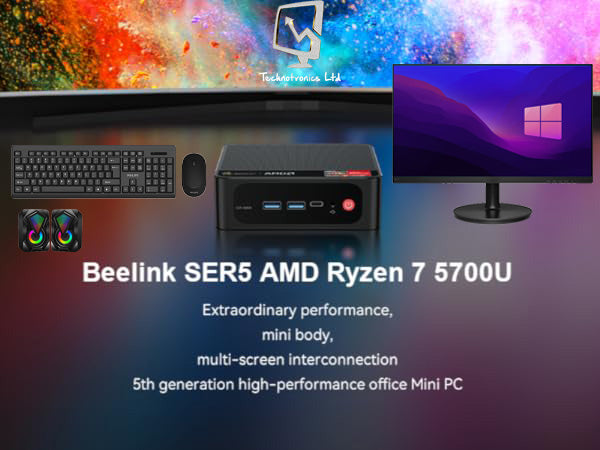Beelink SER5 AMD Ryzen 7 5700U SET