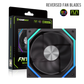Gamemax 120MM ARGB REVERSE BLADE COOLNG FAN FN12A-N2-R