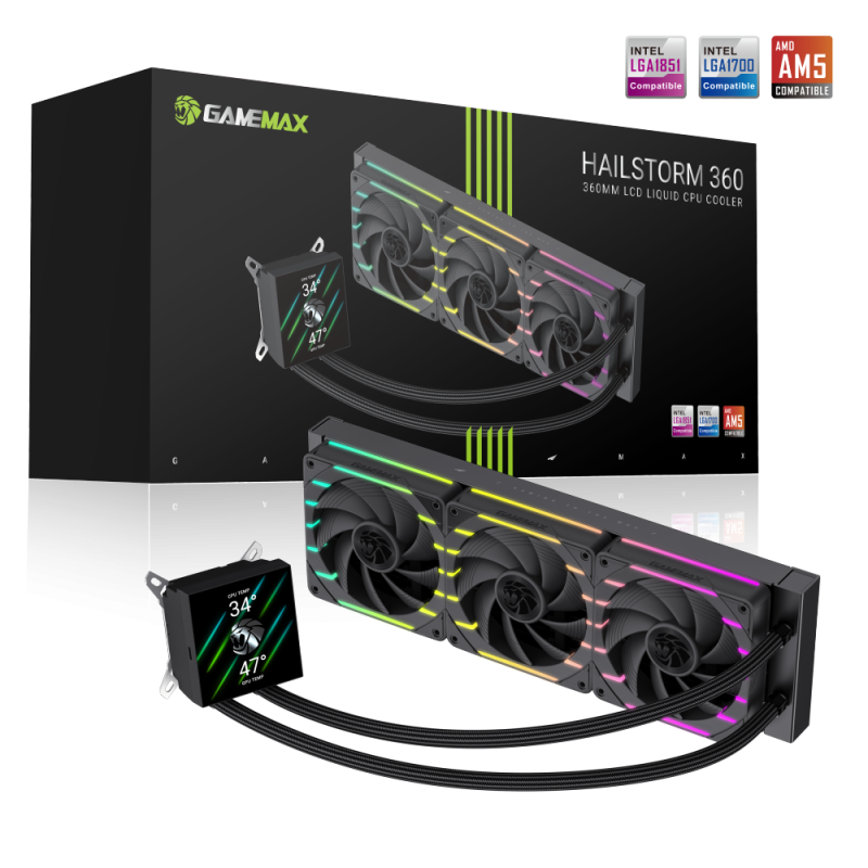 GAMEMAX HAILSTORM 360 BK Liquid Cooling