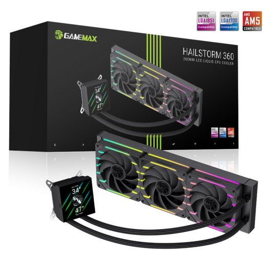 GAMEMAX HAILSTORM 360 BK Liquid Cooling
