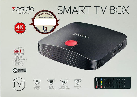 Yesido TV11 4k Smart  Android TV Box