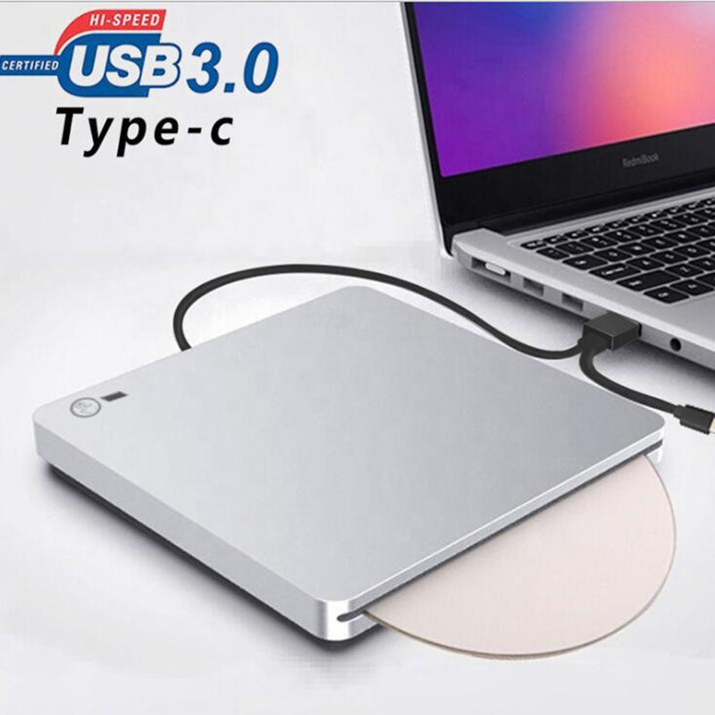 External DVD Writer Drive USB Type C Superdrive with Touch Sensor