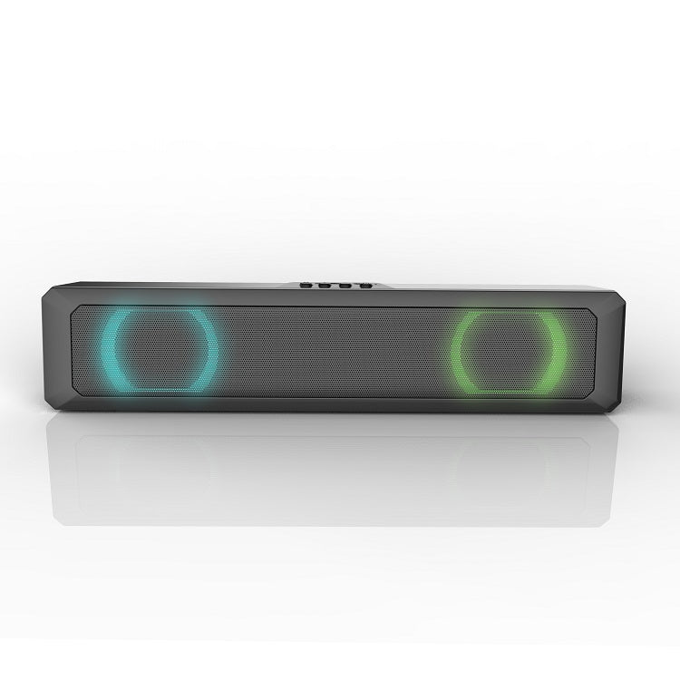 A4 cool stereo subwoofer portable luminous RGB wireless desktop speaker