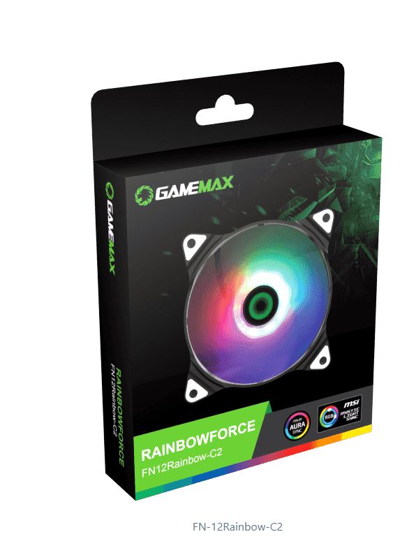 Gamemax FN-12Rainbow-C2 RGB Fan