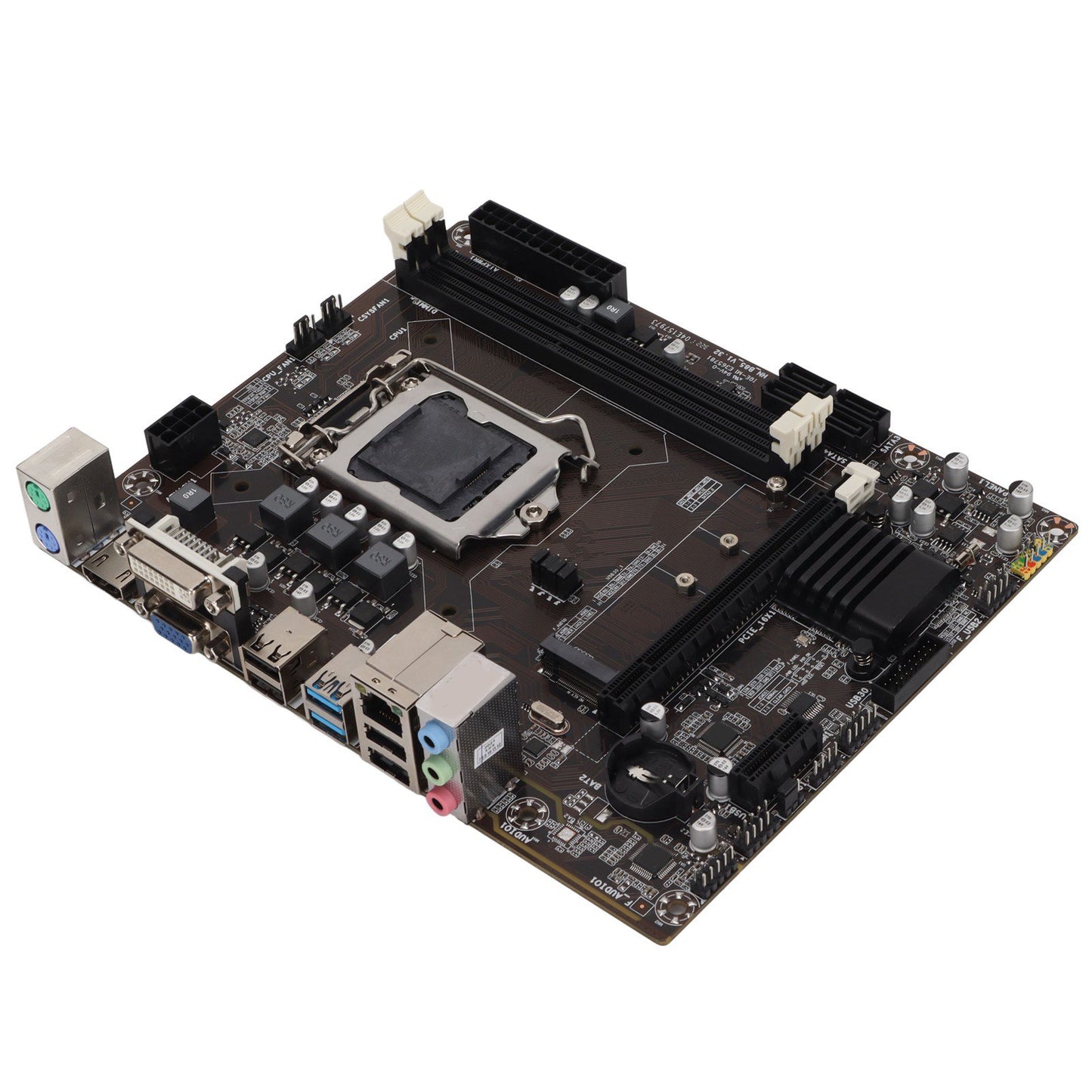 Motherboard B85 Desktop Computer Motherboard M.2 NVME   1150 Pin CPU Interface 100M Network Card,Gaming Motherboard, Motherboard