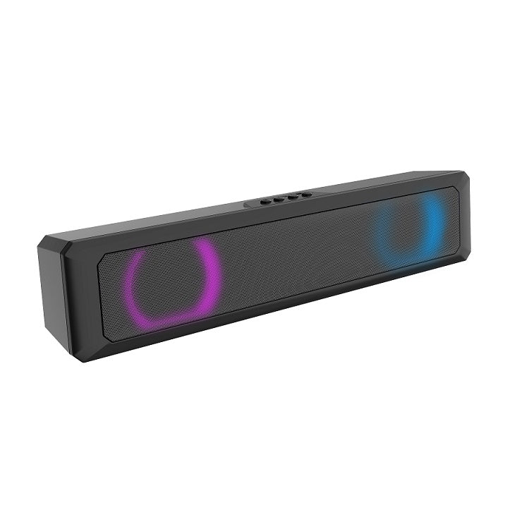 A4 cool stereo subwoofer portable luminous RGB wireless desktop speaker
