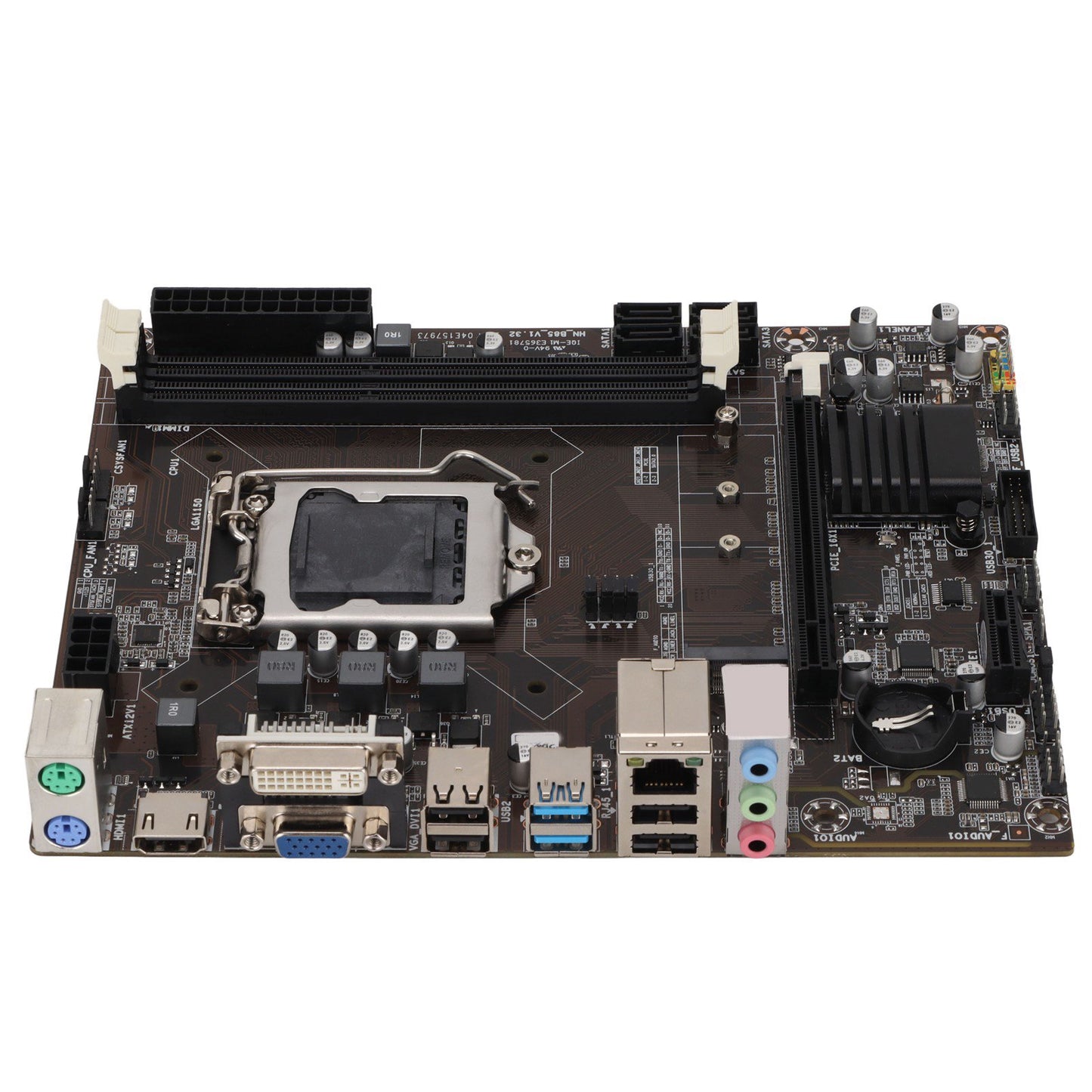 Motherboard B85 Desktop Computer Motherboard M.2 NVME   1150 Pin CPU Interface 100M Network Card,Gaming Motherboard, Motherboard