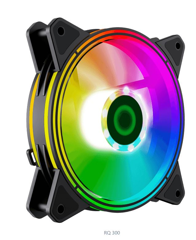 Gamemax RQ300 Trio RGB Fans with Remote Control