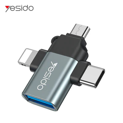 Yesido 3 In 1 OTG USB 2.0 Supper Fast Data Transmission GS15