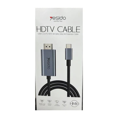 Yesido USB-C 2.0 To HDMI 4K 60Hz Ultra HD Extension Cable HM10