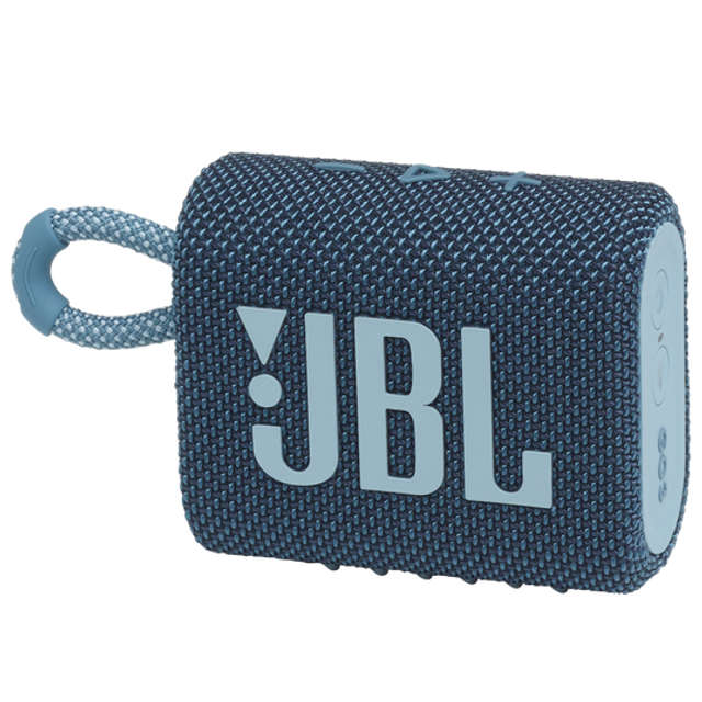 JBL Go 3, Wireless Ultra Portable Bluetooth Speaker, Pro Sound, Vibrant Colors with Rugged Fabric Design, Waterproof, Type C
