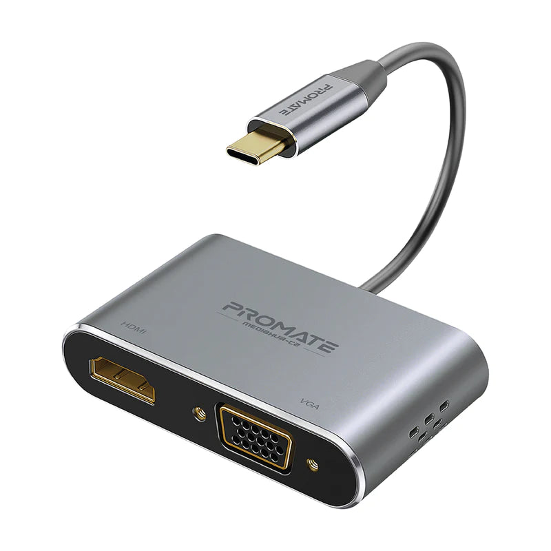High Definition USB-C Display Adapter-MediaHub-C2